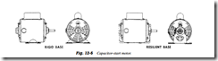 capacitor can or housing that is mounted on the stator