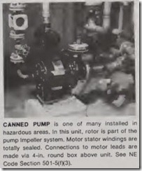 CANNED PUMP is one of many installed in