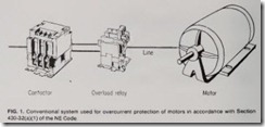 FIG. 1. Conventional system  used for  overcurrent  protection of motors in accordance with Section
