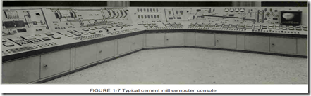 FIGURE 1-7 Typical cement mill computer console