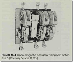 FIGURE 15-4 Open magnetic contactor