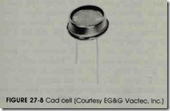 FIGURE 27-8 Cad cell (Courtesy EG&G Vactec, Inc.)