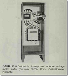FIGURE 49-8 Solid-state, three-phase, reduced voltage motor starter (Courtesy EATON Corp., Cutler-Hammer Products)