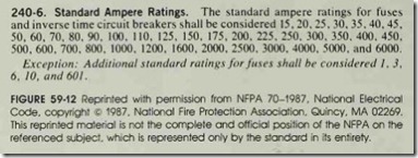 FIGURE 59-12 Reprinted with permission from NFPA 70-1987, National Electrical