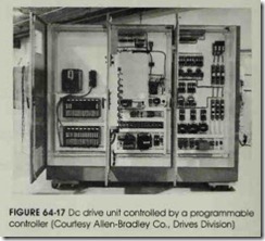 FIGURE 64-17 Dc drive unit controlled by a programmable