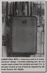 LARGE PULL BOX in hazardous area is of explo