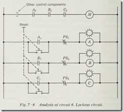 Analysis of circuit 6. Lockout circuit.