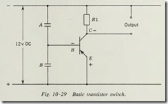 Basic transistor switch.