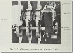 Clapper-type contactor. {Square D Co.)