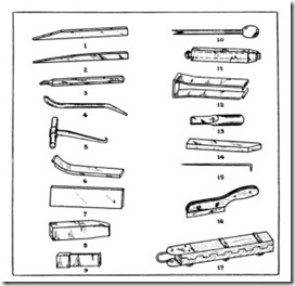 FIG. 18-1   Some of the specialty tools traditionally used for rewinding motors