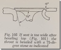 Fig. 102 If seat is too wide after