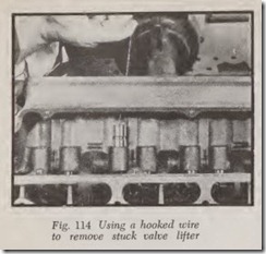 Fig. 114 Using a hooked wire