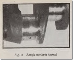 Fig. 14 Rough crankpin journal