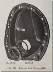 Fig. 141 This oil seal has a gaske