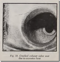 Fig. 18 Cracked exhaust valve seat