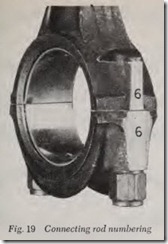 Fig. 19 Connecting rod numbering