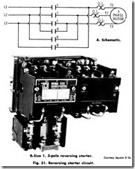 Fig. 31. Reversing starter circuit.