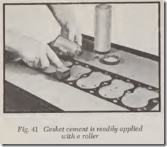 Fig. 41 Gasket cement is readily applied