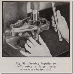 Fig. 59 Pressing impeller on