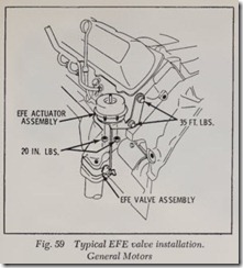 Fig. 59 Typical EFE valve installation.