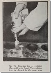 Fig. 75 Cleaning top of cylinder