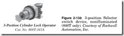 Figure 2-13b 3-position Selector switch device, nonilluminated (800T only). Courtesy of Rockwell Automation,  Inc._thumb