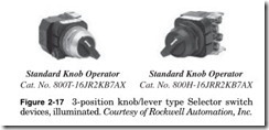 Figure 2-17 3-position knob  lever type Selector switch_thumb