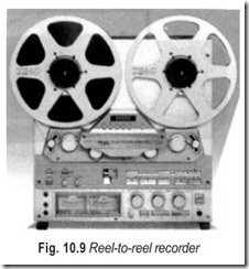 Fig. 10.9 Reel-to-reel recorder