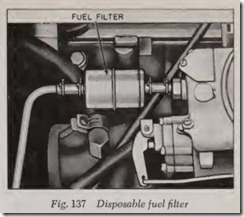 Fig. 137 Disposable fuel filter