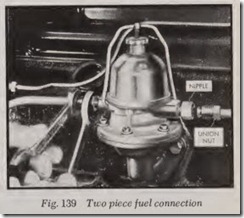 Fig. 139 Two piece fuel connection