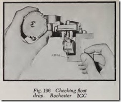 Fig. 196 Checking float