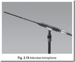 Fig. 2.19 Interview microphone