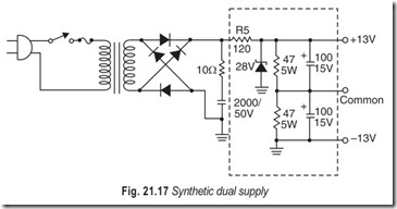 Fig. 21.17 Synthetic dual supply