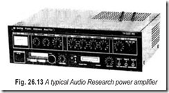 Fig. 26.13 A typical Audio Research power amplifier
