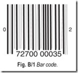 Fig. B 1 Bar code
