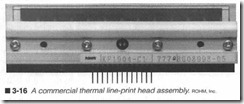 3-16 A commercial thermal line-print head assembly ROHM. Inc