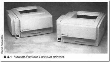 4-1 Hewlett-Packard Laser Jet printers