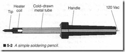 5-2  A simple soldering pencil.