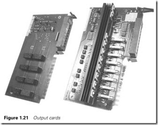 Figure 1.21 Output cards