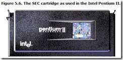Figure 5.6. The SEC cartridge as used in the Intel Pentium II.