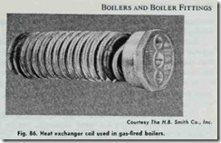 Fig. 86. Heat exchanger  coil used  in gas-fired  boilers.